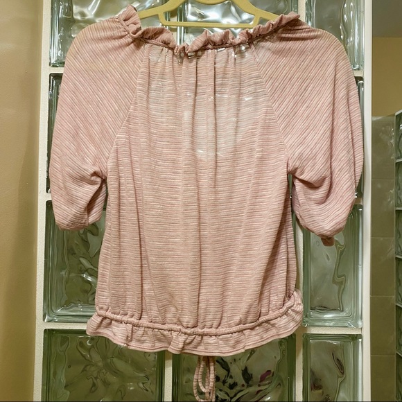 Free People Dorothy Pink Cropped Top size Small - Picture 5 of 8